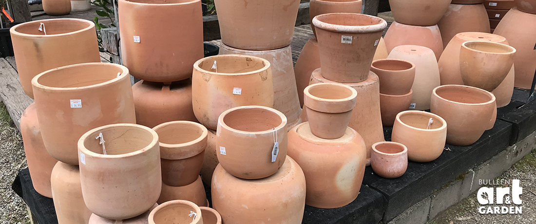 Sealing clearance terracotta pots